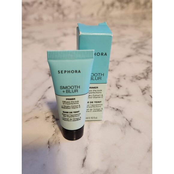 Sephora Smooth + Blur Primer Diffuses Imperfections Vitamin E Travel Size 5 ml - Picture 5 of 5